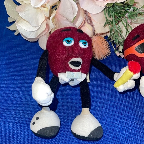 Applause THE CALIFORNIA RAISINS Bendable Arms & Legs Plush Stuffed Animal Vtg - Picture 2 of 5